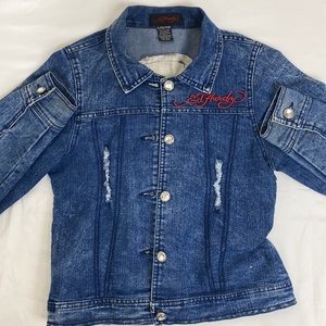 Ed Hardy girls Jean Jacket